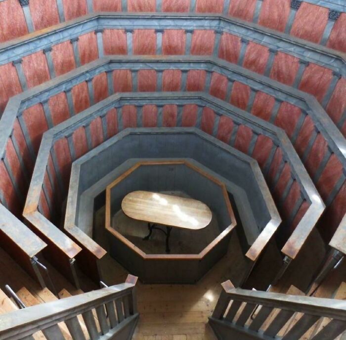 University Of Uppsala's Anatomical Theatre Where Bodies Were Dissected In Front Of An Audience (Built In 1663, Sweden)