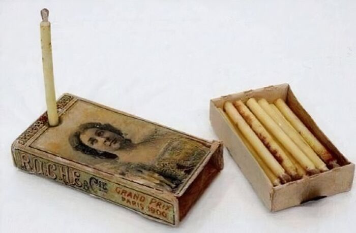Late-1800s Brothel Candles. Wen The Candle Burned Out The Session Was Over