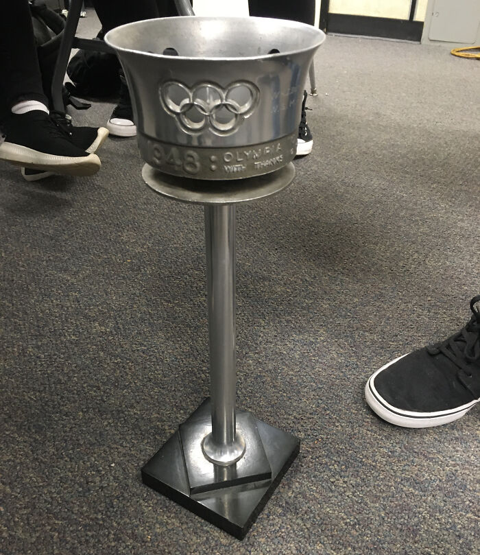 My Robotics Teacher Has A 1948 Olympic Torch