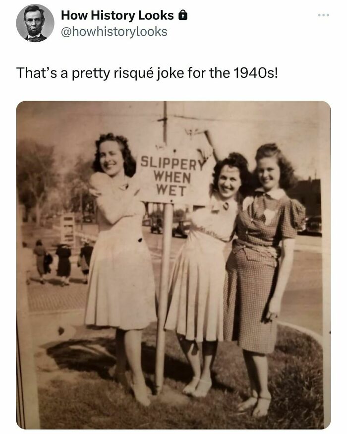 That’s A Pretty Risqué Joke For The 1940s! #1940s #history #historymemes #viral