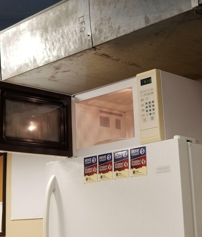 My Coworker Always Leaves The Microwave Door Open
