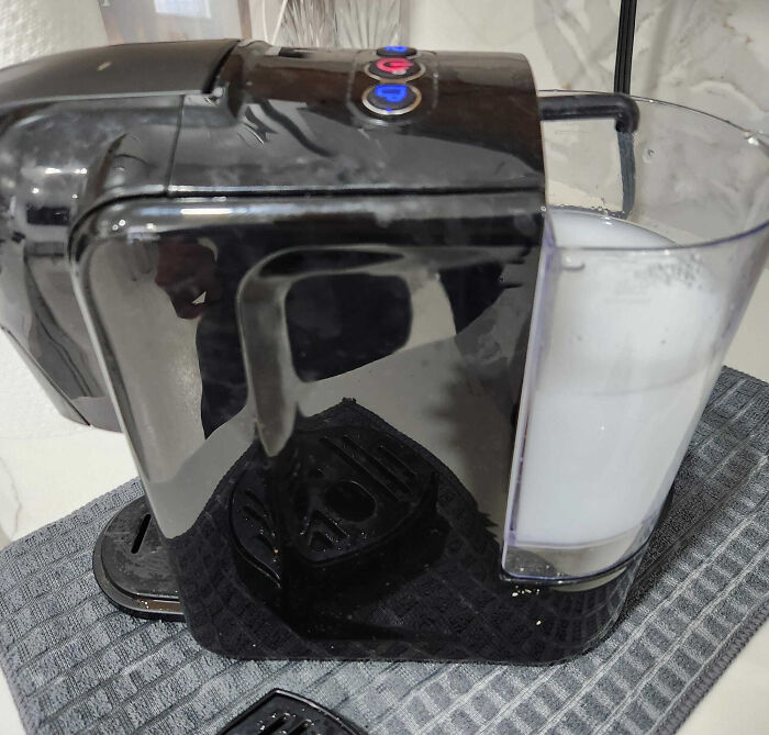 Someone Poured Milk In The Coffee Machine At My Office