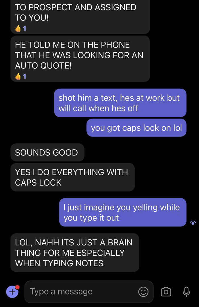 My Coworker Types In Caps On Everything, Even To Clients