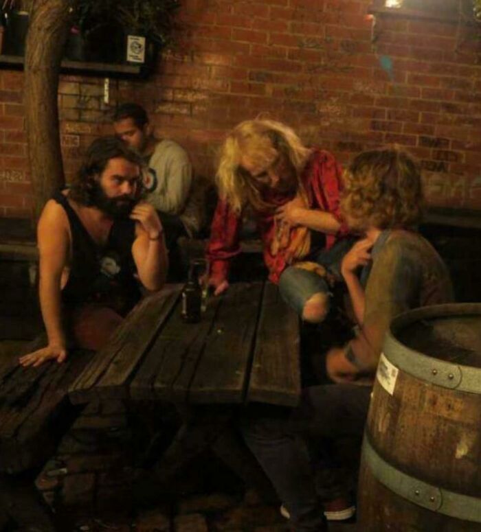 Metaphysical Debate. My Mates And I Talking About Something At The Pub (2016 A.d)