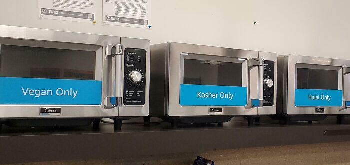 My Job Got New Microwaves And Only Allow Certain Foods In Them