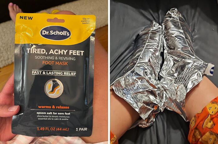 Dr. Scholl's Tired Achy Foot Mask: Your Feet Will Thank You For The Spa-Like Treatment