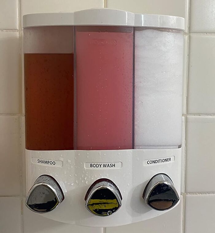 Concerned About Slippery Soap Bottles? The Shower Dispenser Keeps Your Shower Floor Clean And Safe