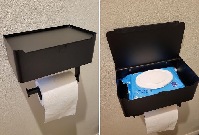 Tired Of Juggling Your Phone And Toilet Paper? Toilet Paper Holder With Shelf: The Multitasker Your Bathroom Needs