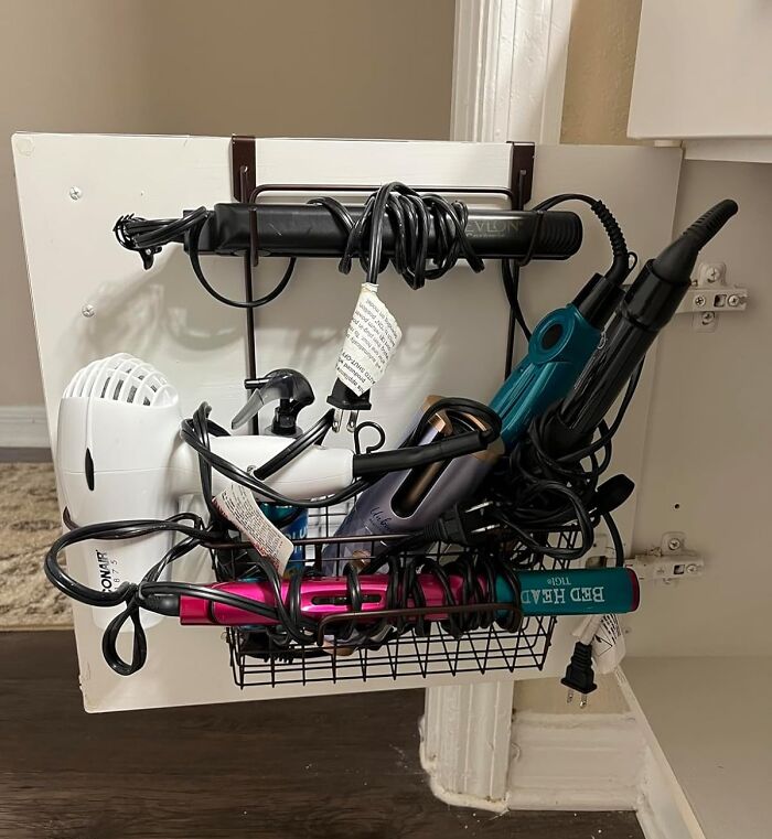 Looking For The Perfect Gift For The Beauty Enthusiast? Over Cabinet Door Styling Station: The Gift Of Organization And Style