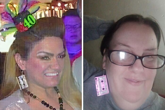 Add A Touch Of Nostalgia To Your Look With These Playful Cassette Dangle Earrings, A Throwback To Simpler Times