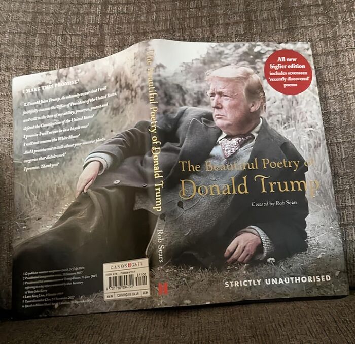 Make Your Bookshelf Great Again With The Addition Of " Beautiful Poetry By Donald Trump "
