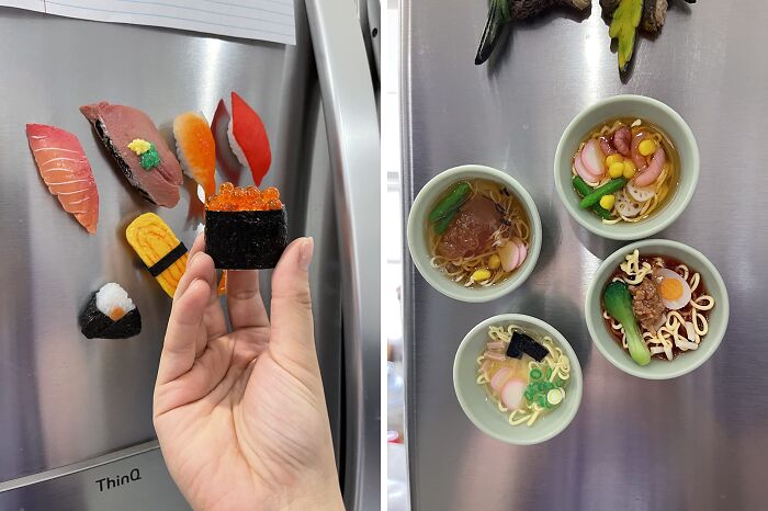 Satisfy Your Cravings For Delicious Asian Cuisine With These Irresistible Asian Food Fridge Magnets, A Fun Reminder Of Your Favorite Flavors
