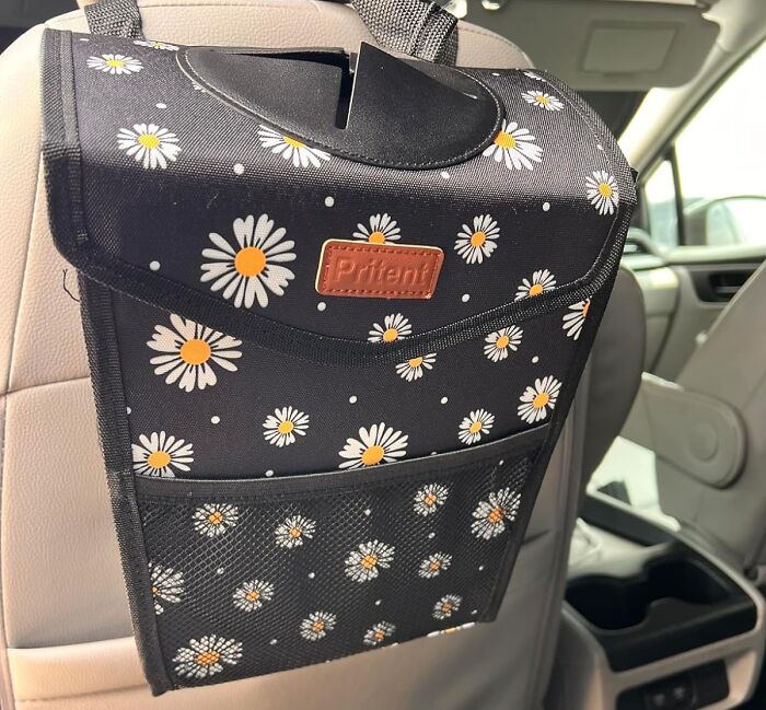 This Car Trash Can Is The Designated Driver For Your Road Trip Garbage