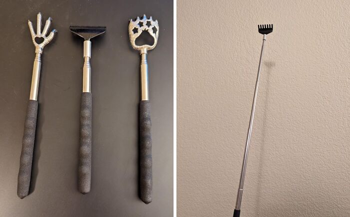 Banish That Pesky Itch With The Satisfying Reach Of Metal Telescoping Back Scratchers, Your Ultimate Weapon Against Hard-To-Reach Spots