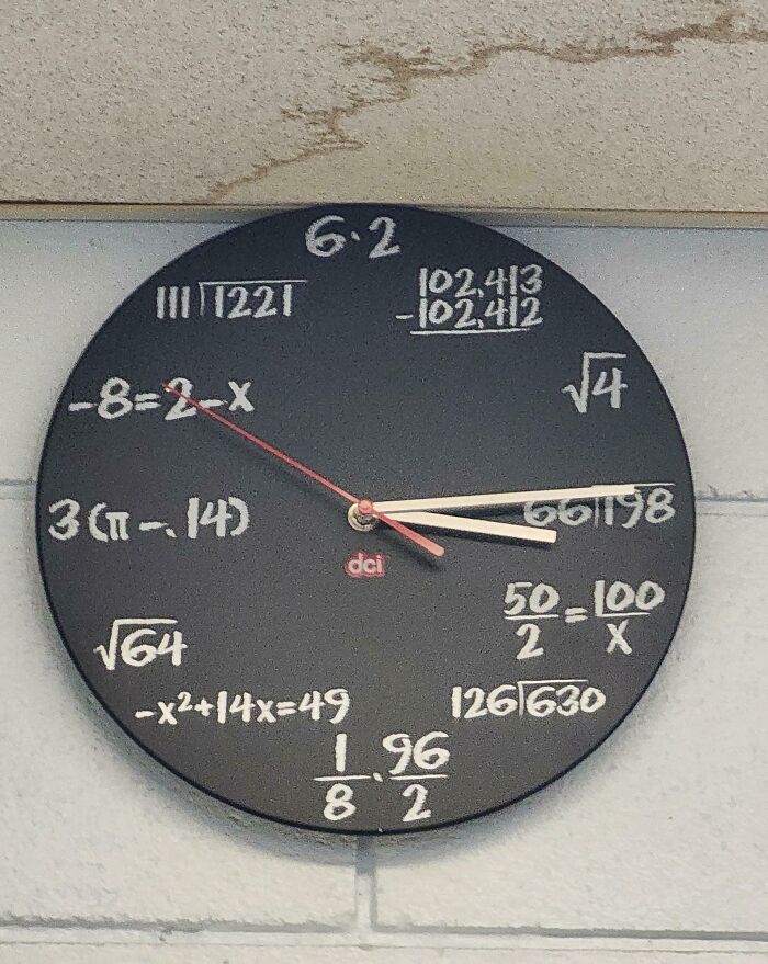 My Science Teacher's Clock