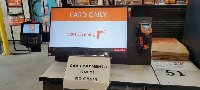 "I Should Be Able To Pay Cash And Card!!!!"