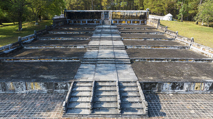 A Series Of Aerial Photographs Showcasing The Spiritual Architecture Of The “Eternal Homes” During The Nguyen Dynasty Era In Vietnam