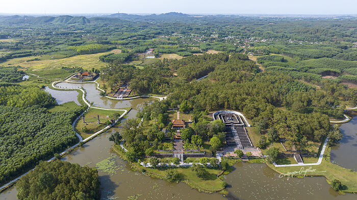 A Series Of Aerial Photographs Showcasing The Spiritual Architecture Of The “Eternal Homes” During The Nguyen Dynasty Era In Vietnam
