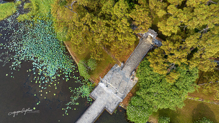 A Series Of Aerial Photographs Showcasing The Spiritual Architecture Of The “Eternal Homes” During The Nguyen Dynasty Era In Vietnam