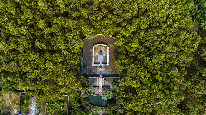 A Series Of Aerial Photographs Showcasing The Spiritual Architecture Of The “Eternal Homes” During The Nguyen Dynasty Era In Vietnam