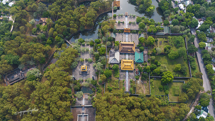 A Series Of Aerial Photographs Showcasing The Spiritual Architecture Of The “Eternal Homes” During The Nguyen Dynasty Era In Vietnam