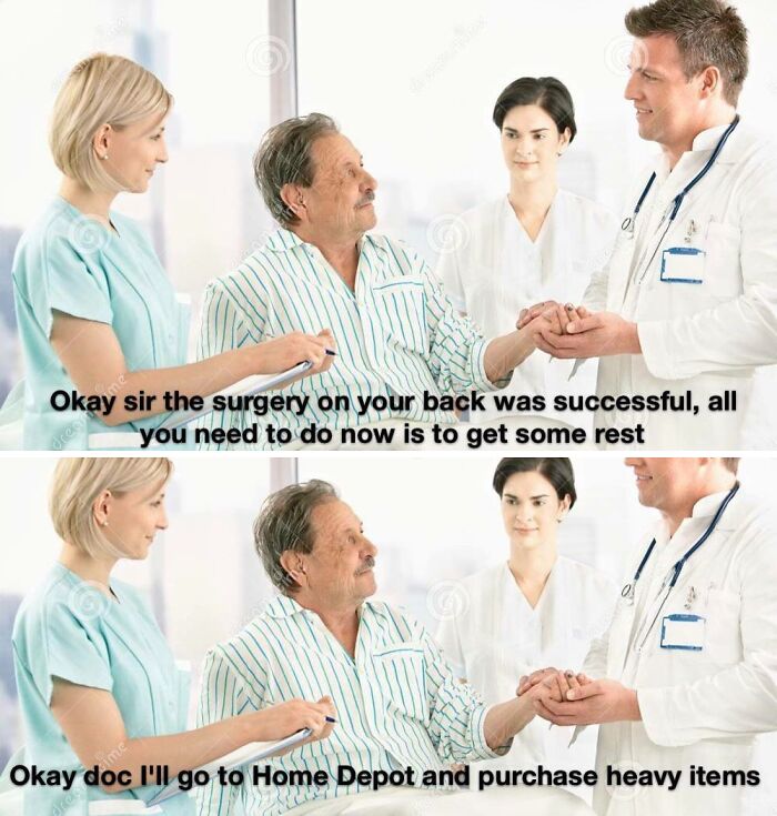 "Can You Help Me Load This? I Just Got Back Surgery."