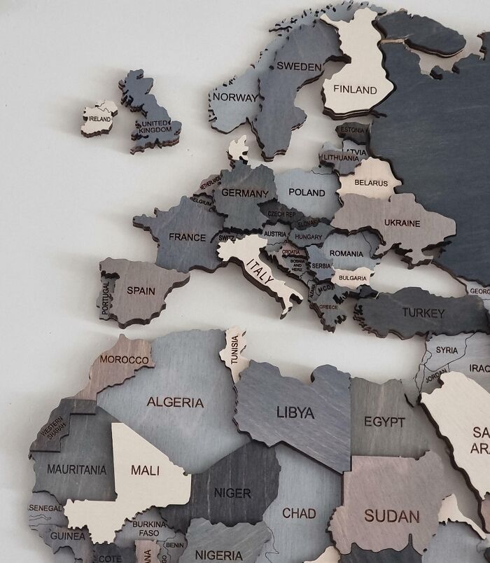 Gave My Wife The Honor To Stick The Last Piece (UK) On The Wall