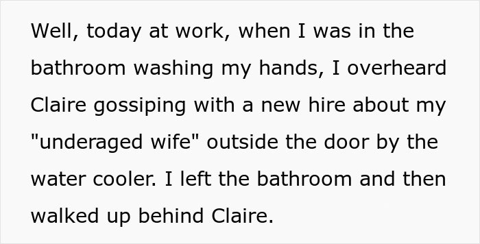 Woman Freaks Out After She Sees Coworker's Wife, Tells Everyone He's A Groomer