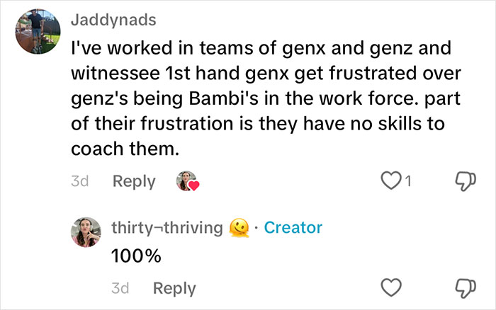 “You Need To Learn How To Work With Young People”: Woman Points Out Older Managers Mishandling Gen Z “You Need To Learn How To Work With Young People”: Woman Points Out Older Managers Mishandling Gen Z