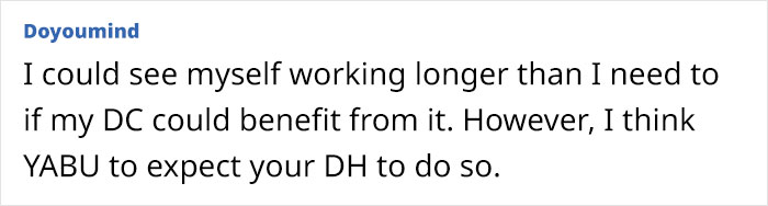 Wife Expects Husband To Give Up Early Retirement And Gift The Money He Makes To Daughter