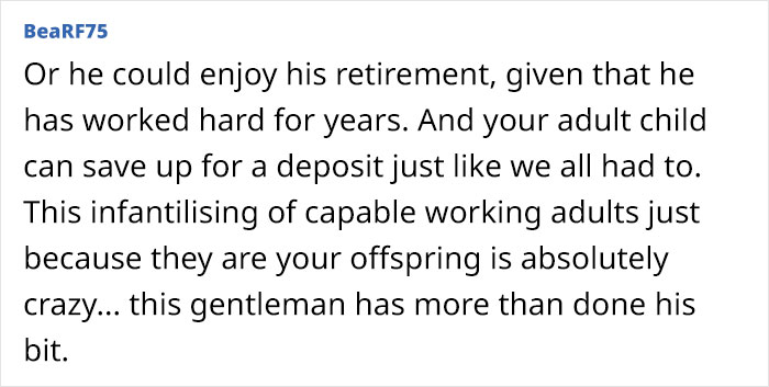 Wife Expects Husband To Give Up Early Retirement And Gift The Money He Makes To Daughter