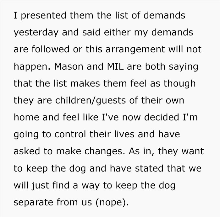 MIL And Her BF Are Furious After DIL Sets Boundaries When They Move In With Her