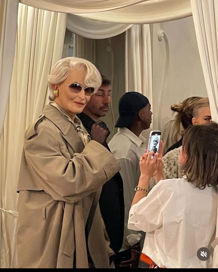 Makeup Artist Channels The Devil Wears Prada's Miranda Priestly In Jaw-Dropping Transformation At PFW