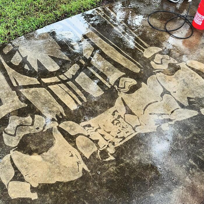 Artist Creates Works Of Art Using A Pressure Washer (26 Pics)(Interview)