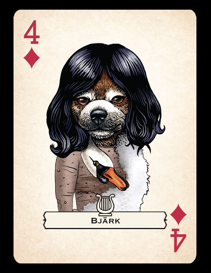 Chet Phillips Brings Feline And Canine Celebrities To Life In Unique Playing Card Decks (25 Pics)-Interview