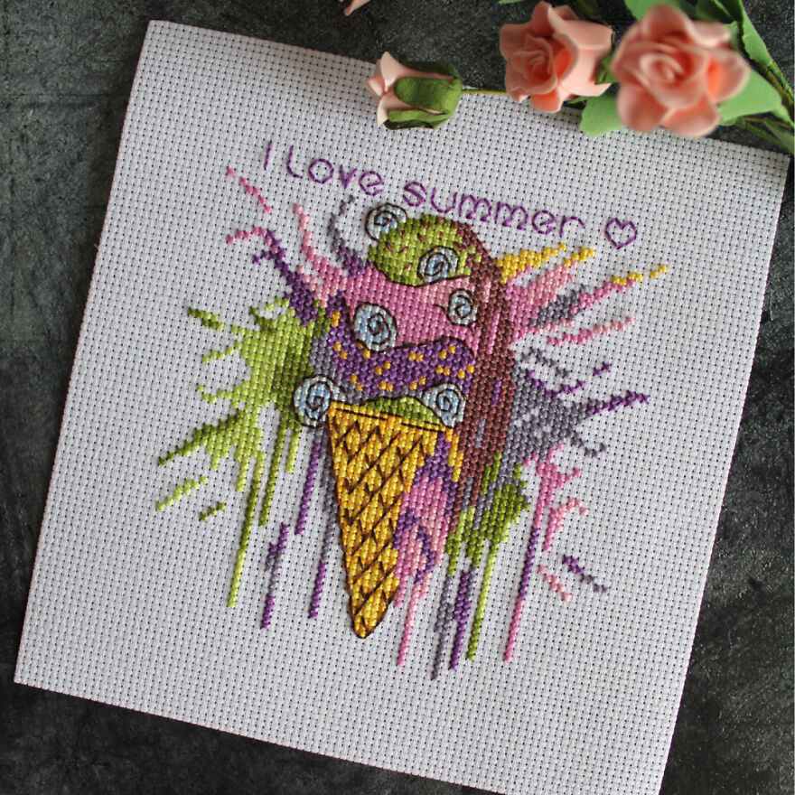 Cross Stitch: My Simple And Small Patterns That Can Be Stitched On Vacation (30 Pics)