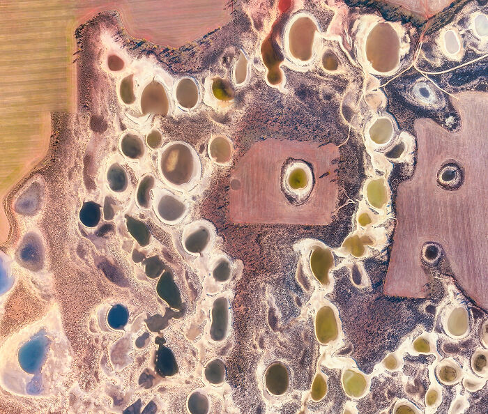 This Photographer Chartered Open Door Airplane To Capture The Colors Of Australia (80 Pics)