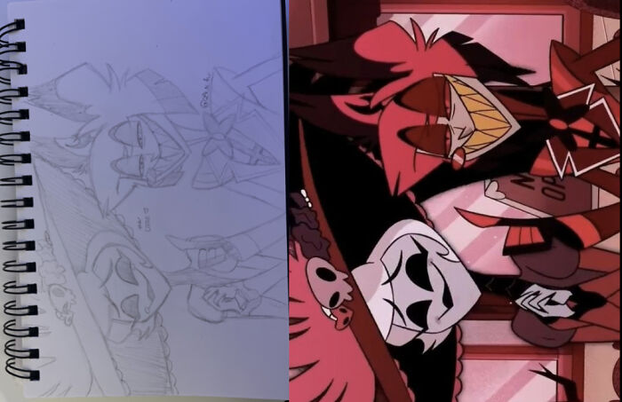 Mine (Pencil) vs. Reference Photo I Used