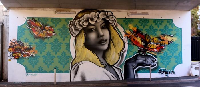 Nice, French Riviera, A Free Space For Street Art Under Mathis Speedway