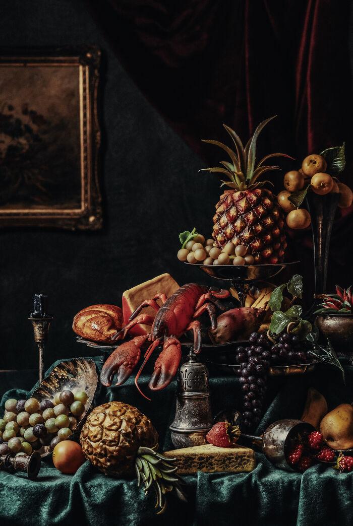We Transformed Dusty Vintage Fake Food Into Stunning Still Life "Paintings"