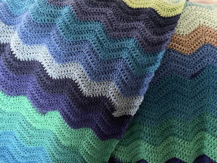 Seaside Ripple Blanket