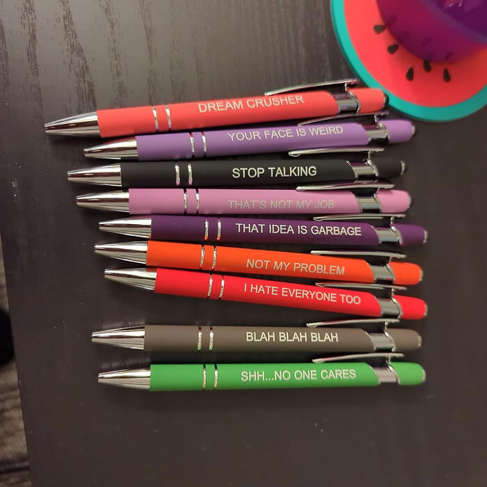 Your To-Do List Just Got Way More Entertaining With Funny Sarcastic Ballpoint Pens