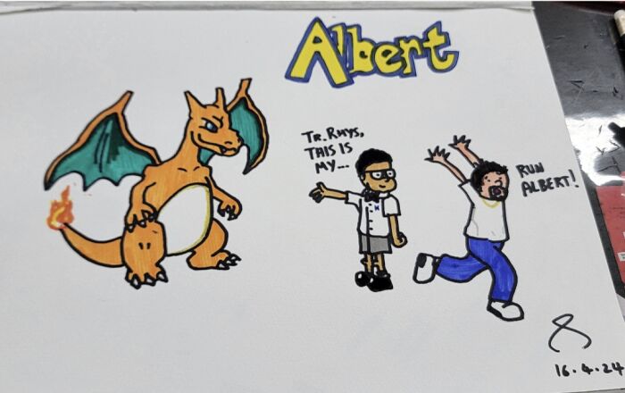 I Doodle Things For My Students When I Have Time Or They've Done Something Nice