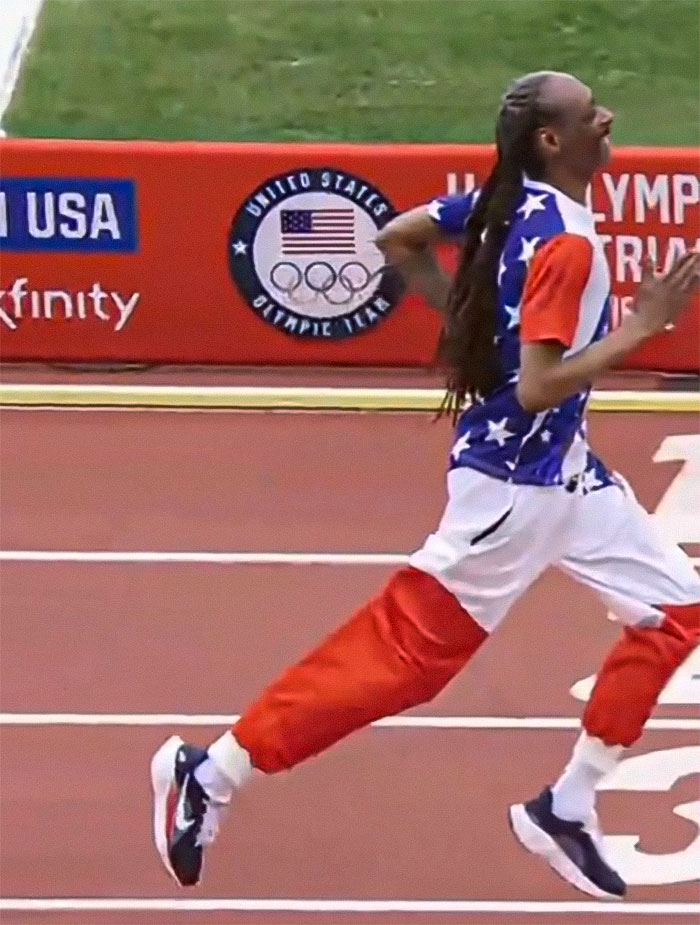 Snoop Dogg Competes In The US Olympic Trials' 200-Meter Dash, Finishes In 34.44 Seconds