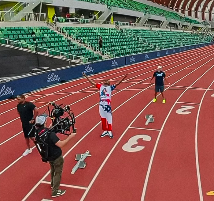 Snoop Dogg Competes In The US Olympic Trials' 200-Meter Dash, Finishes In 34.44 Seconds