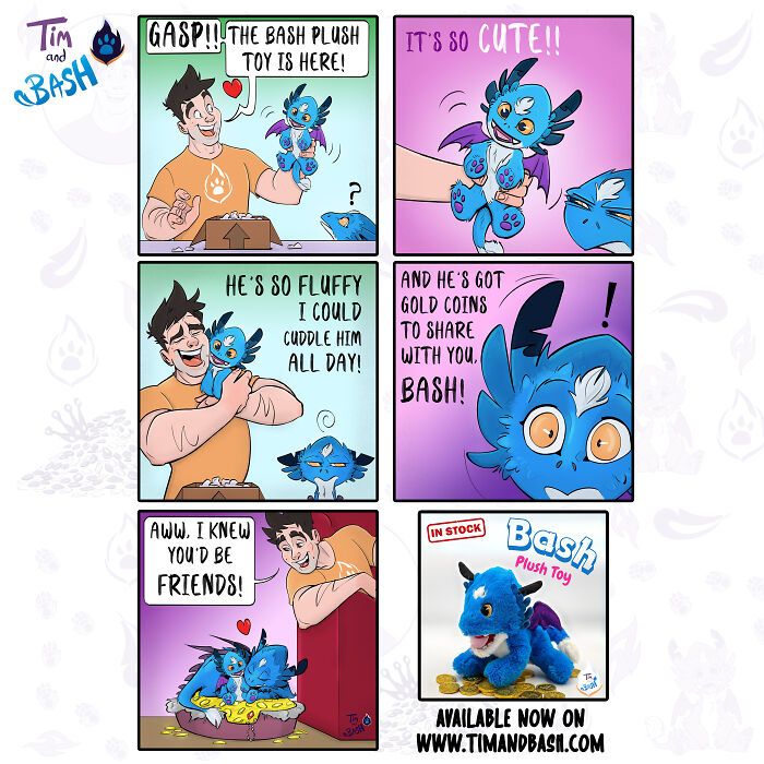 Bash Meets His Plushie