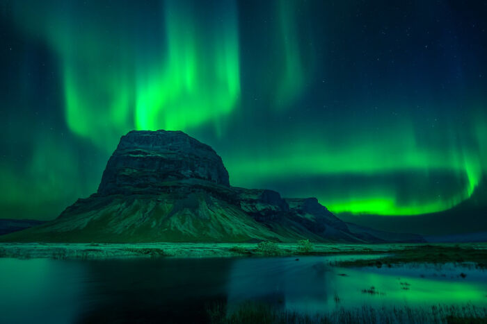 "Icelandic Aurora Color Dance" By Jan-Tore Oevrevik