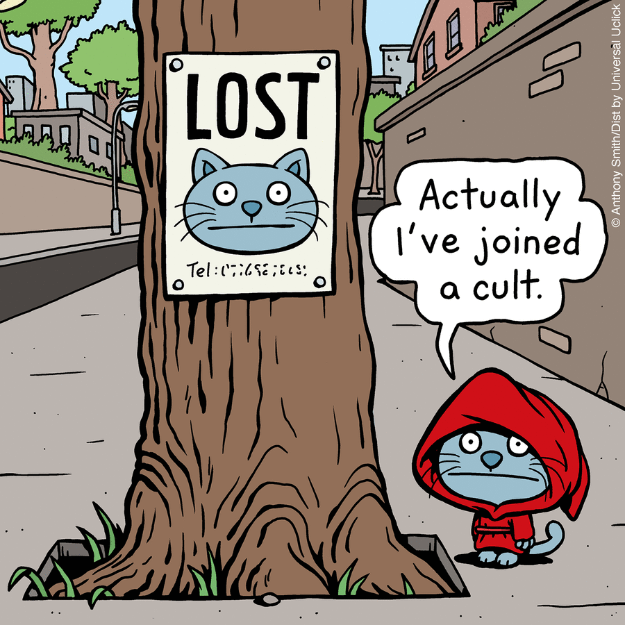 These One-Panel Cat Comics By Anthony Smith Purrfectly Capture What Having A Cat Is Like (New Pics)