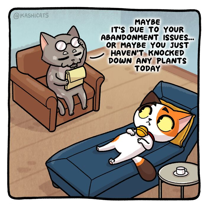 This Artist Shows Her Daily Life With Cats In An Adorable Way