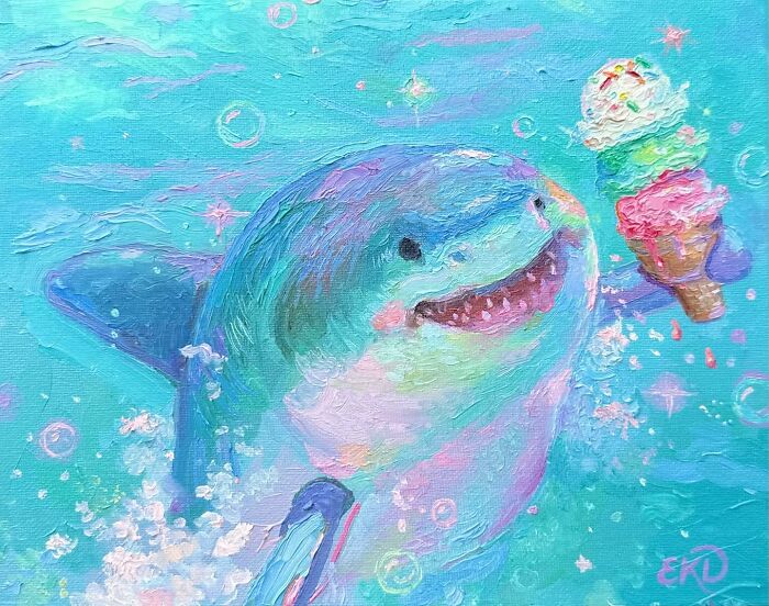 Whimsical Worlds In Paint: Exploring Emily Dunlap's Animal And Fantasy Art